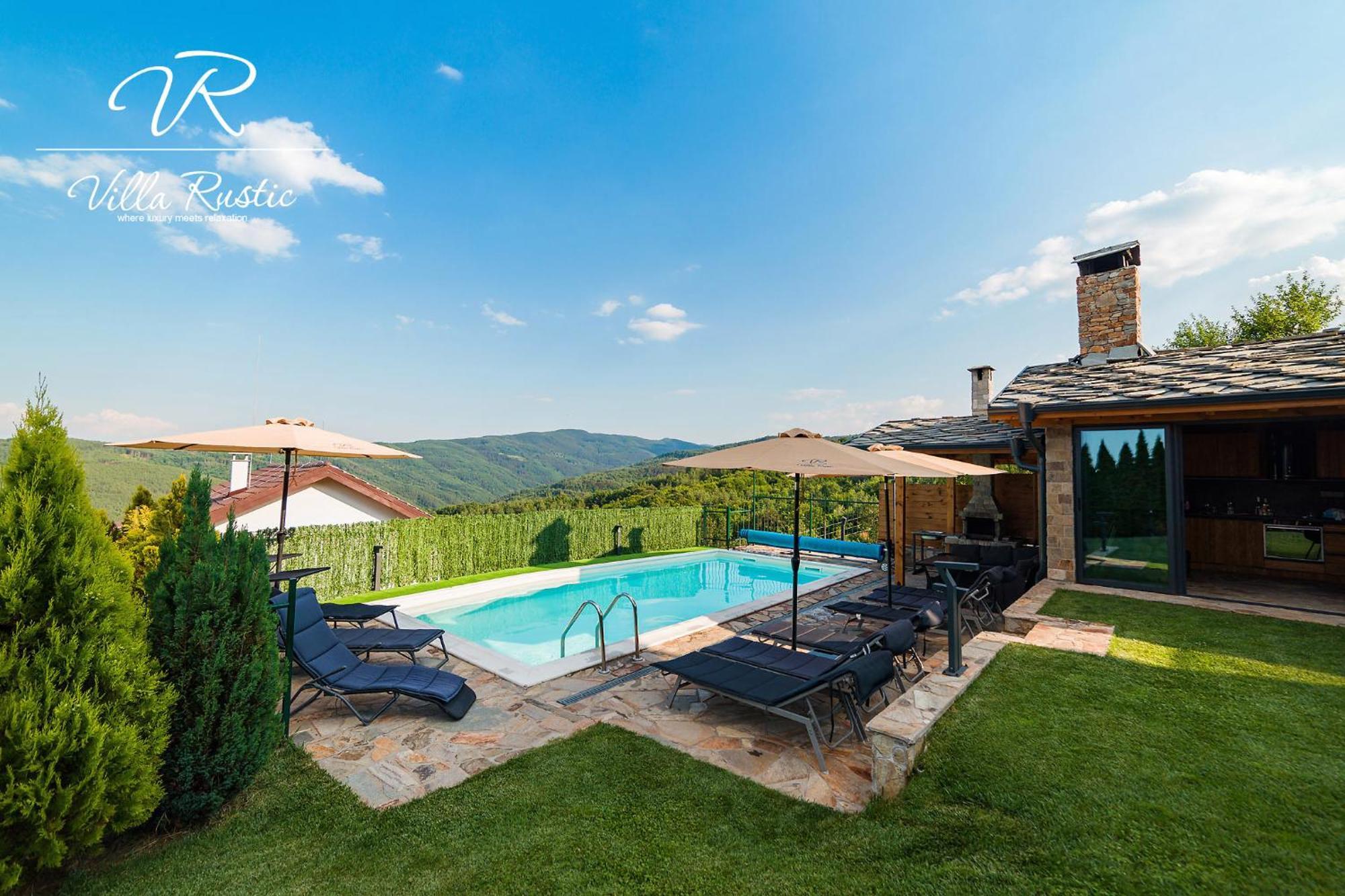 Вила Рустик / Villa Rustic Kyustendil Bagian luar foto